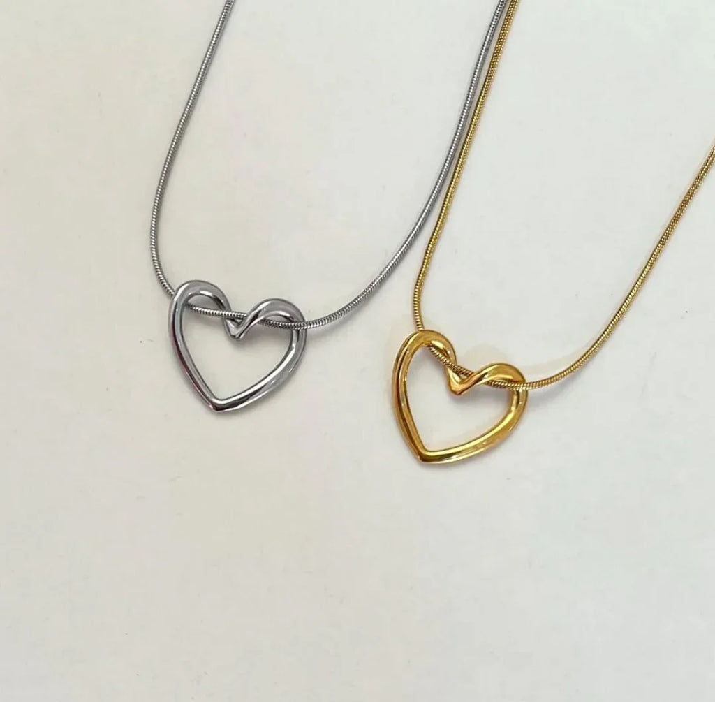 Floating Heart Necklace